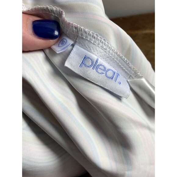 Pleat. Scottie Skirt- Peacock NWT Size 16 - Picture 4 of 4